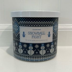 Goose Creek ‘Snowball Fight’ ❄️☃️ candle 🕯️
